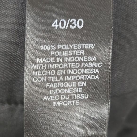 Claiborne Men's 40x30 PR Essentials Meru Classic Fit Pleated Dress Pant Cuffed - Picture 7 of 14